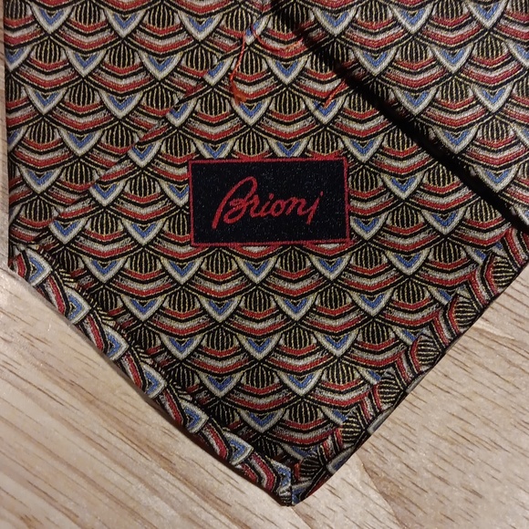 *PRINT* BRIONI necktie - Picture 4 of 5